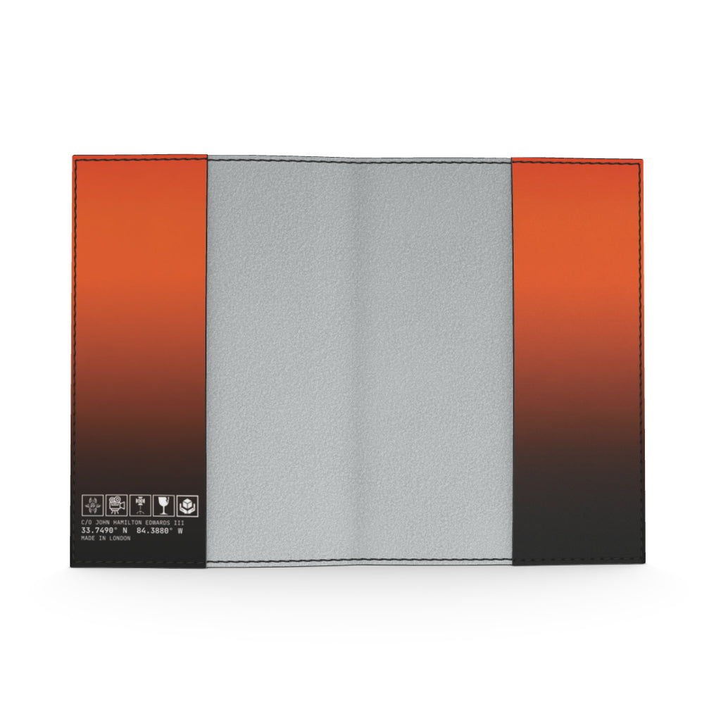 ORANGE RISE PASSPORT COVER
